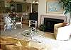 Wild Dunes Condominium rental - Interior Photo - Living Room and Dining Area