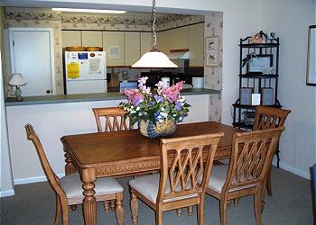 Wild Dunes Condominium rental - Interior Photo - Dining Area