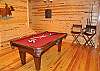 Game Room with Pool Table and Electronic Dart Board