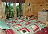 Main Queen Bedroom with Mountain View