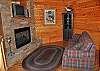 Lower Living Room with Gas Log Fireplace