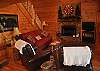 Main Living Room with Gas log Fireplace