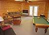 Lower Living Room with Queen sleeper and Futon Sleeper