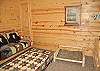 Twin bed with twin trundle which pulls up to make a king.