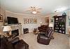 Enjoy the 42 Inch LCD TV and Blu-Ray DVD Player in Living Room