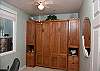 Queen Murphy Bed in Third Bedroom