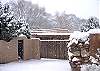 Front Gate with Snow