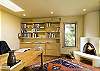Office w/ fireplace