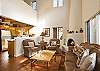 Living Room with Kitchen View