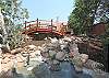 waterfall from pool