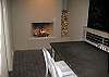 Balcony with fire
