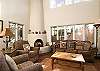 Living Room With Kiva Fireplace