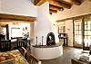 Living Room Kiva Fireplace