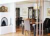 Dining Room w/ fireplace