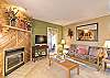 2 Bedroom, 2 1/2 Bathroom Condo, some mountain views, 1 block from ski area.