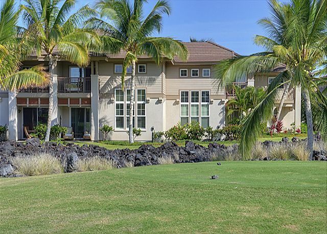 View of the back of the townhouse.