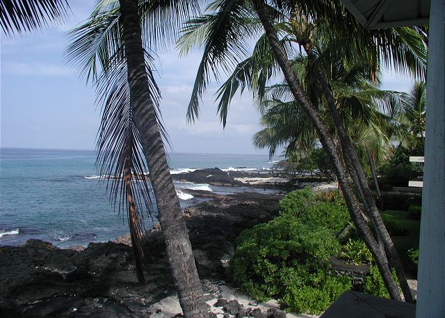 View from upper lanai