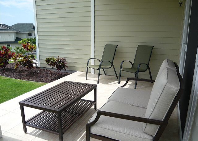 Great ocean view from this lanai.