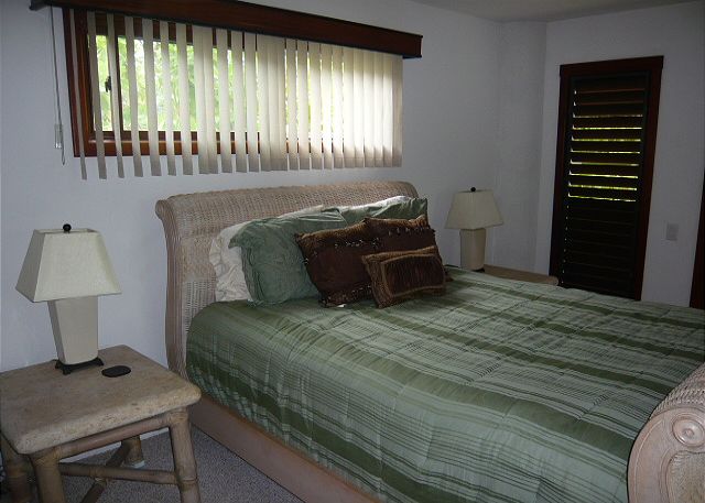Bedroom with an adjoining bath.