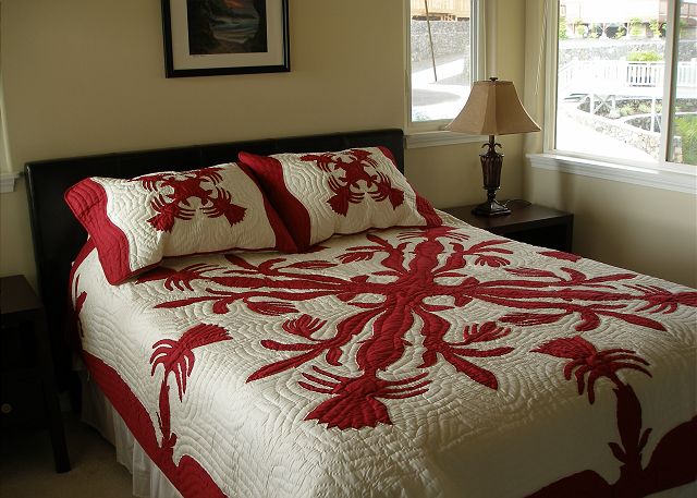 One of the upstairs bedrooms