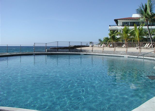 Enjoy one of the few salt water pools on the Big Island