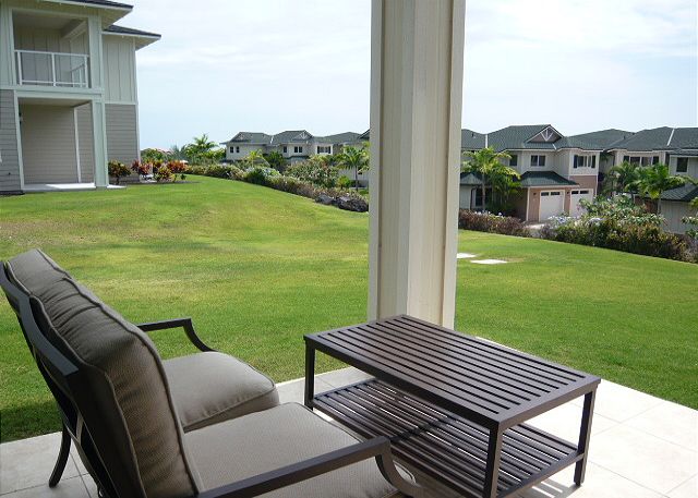 Lanai off the living room.