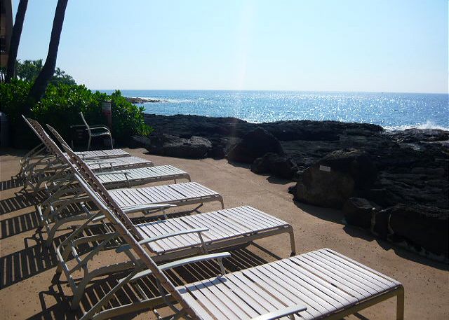 Sandy area for rest & relaxation near the waters edge.