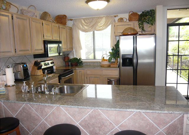 Beautifully designed kitchen which is fully equipped for your co