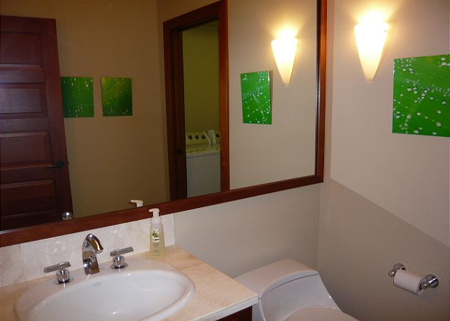 Downstaire bath & laundry room