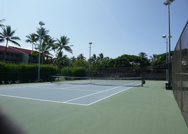 Tennis courts at the complex.