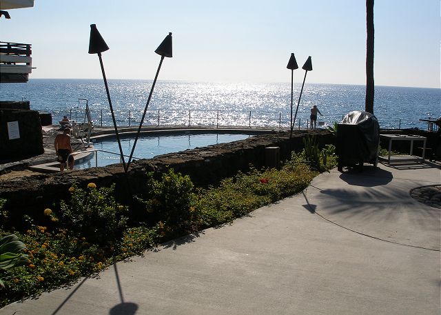 Ocean side salt water pool