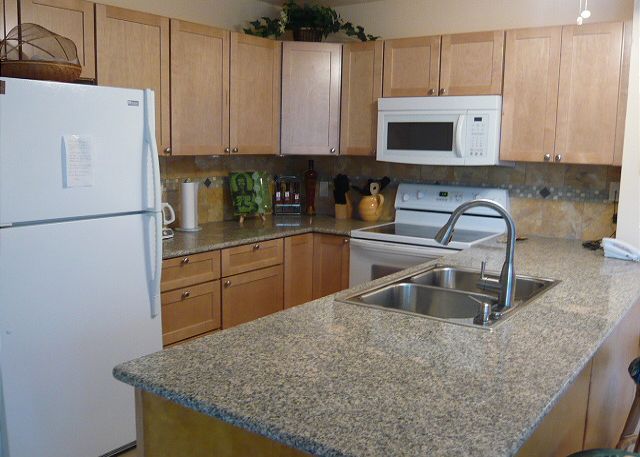Newly remodeled kitchen.