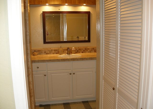 Bathroom from the hallway
