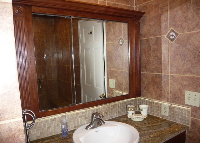 Bathroom which was totally remodeled.