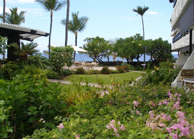 Very near the oceans edge from this great condo