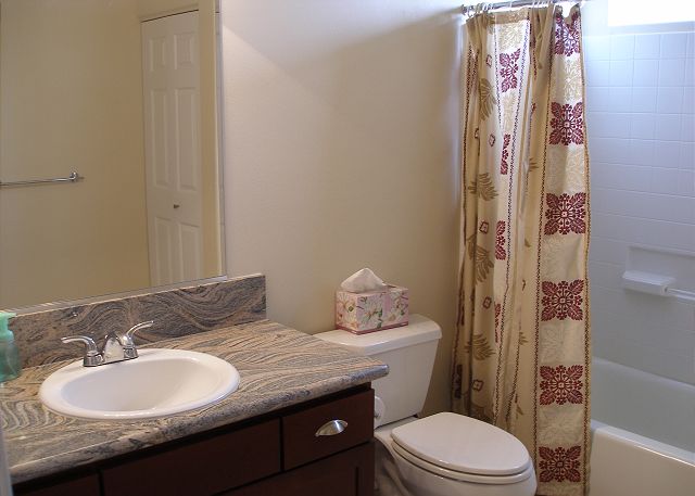 Lower level bath