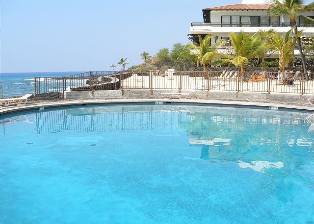 Beautiful ocean view from the salt water pool