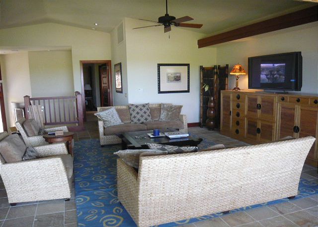 Tropical, flair through out this beautiful home.