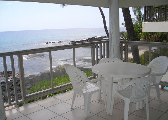 Lanai view from the master bedroom
