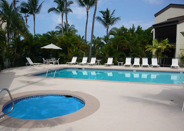 One of 3 pools at the complex.