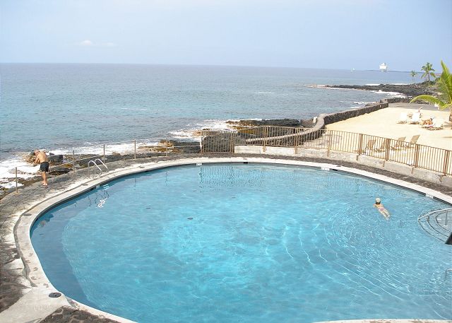Huge salt water pool for your enjoyment!