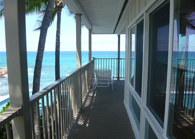 Walk-way to the unit.
