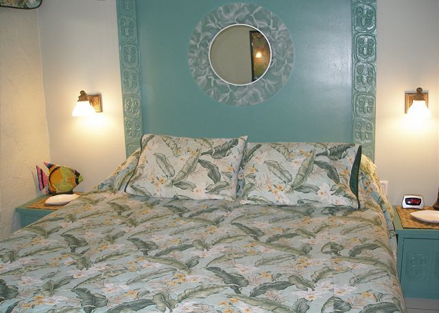 Bedroom with a king bed