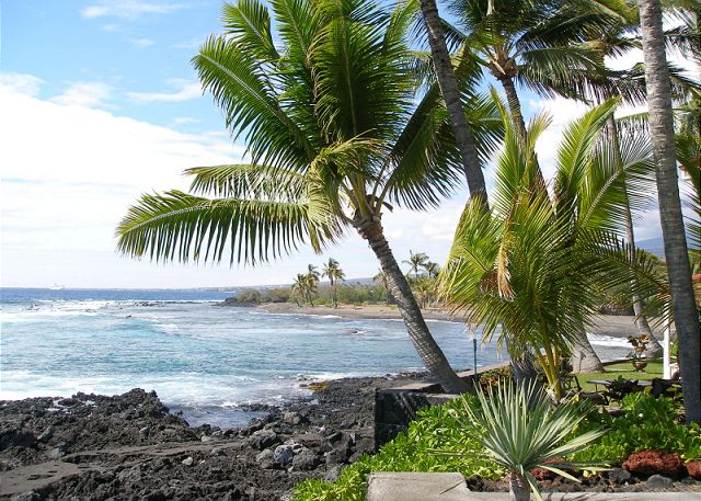 Ocean view from the back side of the complex.