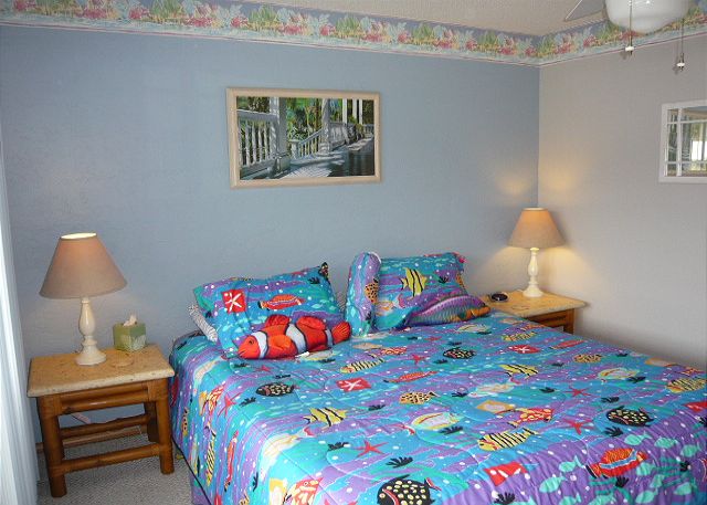 Master bedroom where you have access to the lanai.