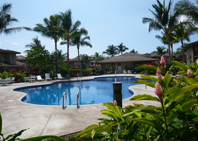 Pool near the townhouse.