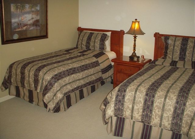 Twins in one of the upstairs bedrooms.
