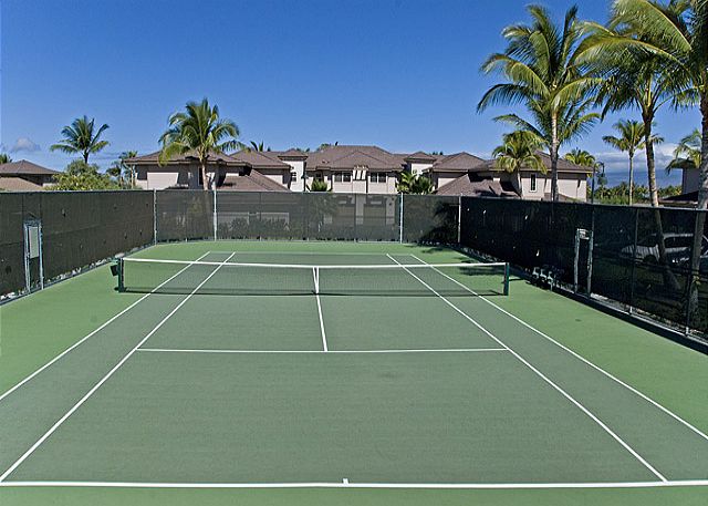 Tennis courts at the complex.