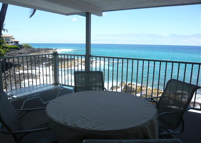 Lanai  with one incredible view!
