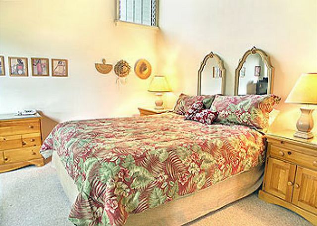 Master bedroom with adjoining bath